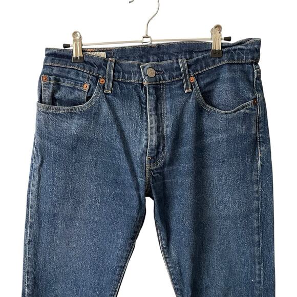 Levi's Mens 31 x 32 511 Jeans Slim Straight Medium Blue Denim Premium Casual - Picture 7 of 10